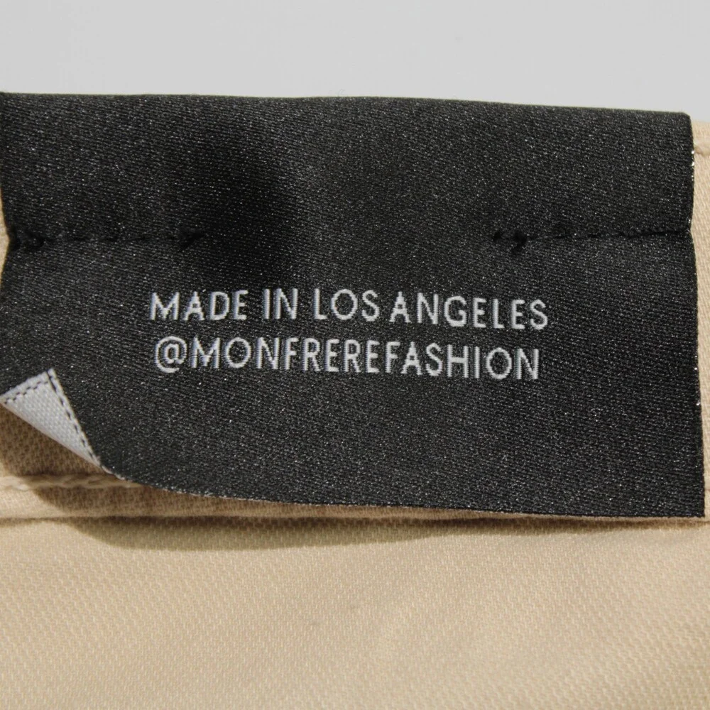 Monfrere NWT Jeans Size 38 US Deniro Slim Straight in Beige Cotton Blend